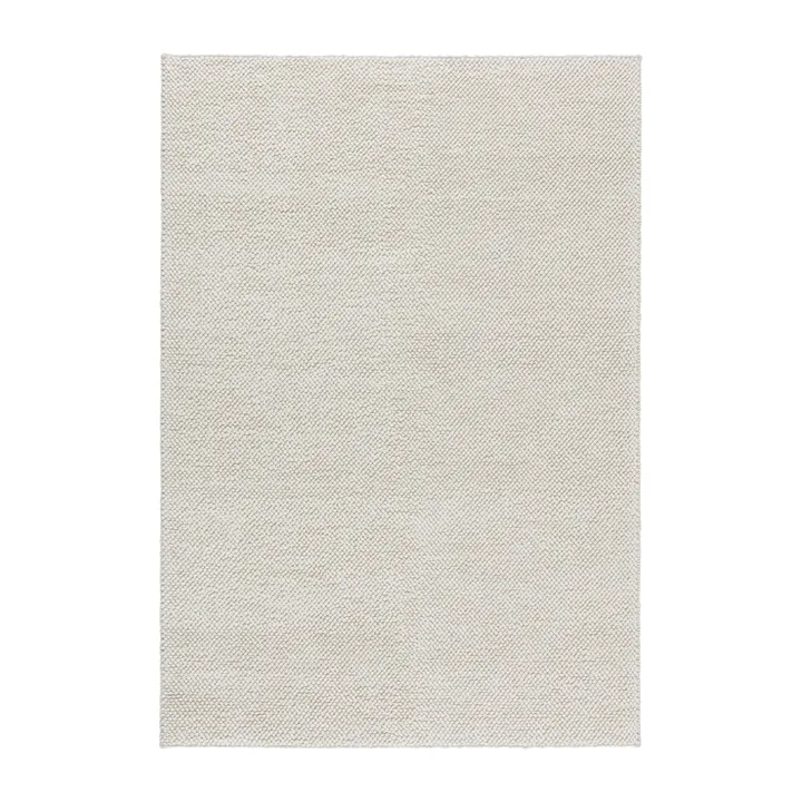 Flock wool rug natural white - 170x240 cm - Scandi Living
