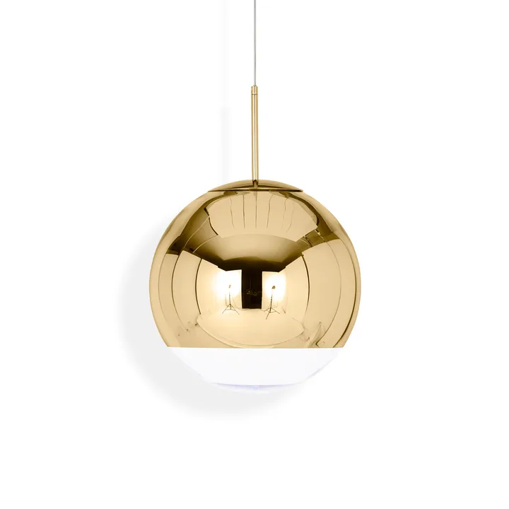 Mirror Ball pendant lamp LED Ø40 cm - Gold - Tom Dixon