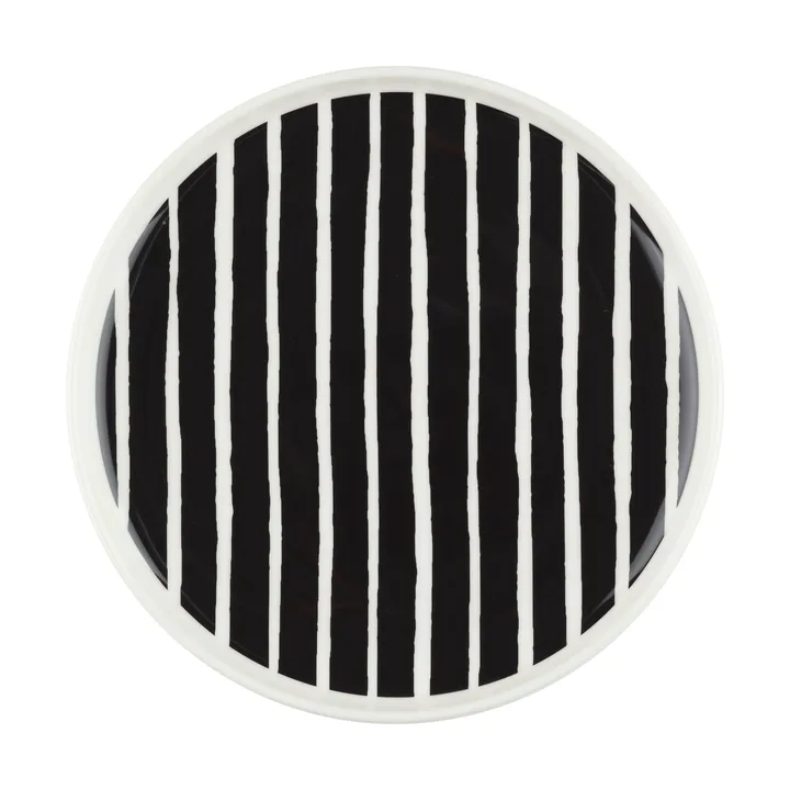 Oiva Piccolo plate Ø20 cm - White-black - Marimekko