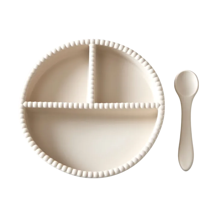 Little Bubble children's dinner set, 2 pieces - Cream - Jack o Juno