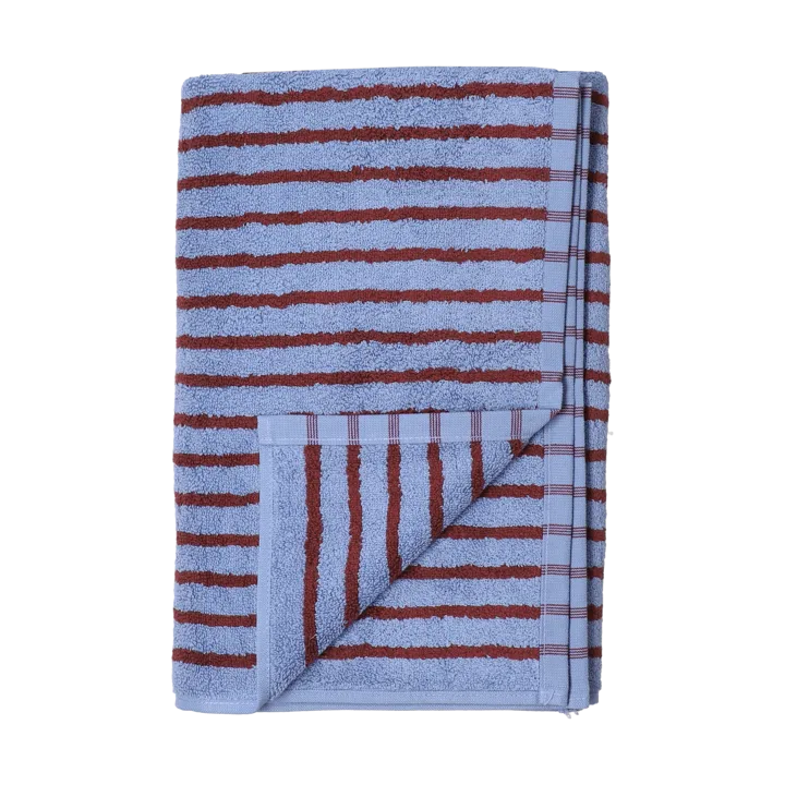 Drift bath towel 70x140 cm - Blue-red - Scandi Living