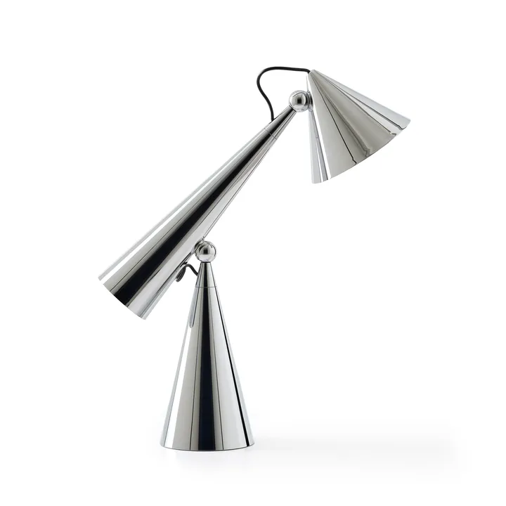 Pose Task LED table lamp - Silver - Tom Dixon